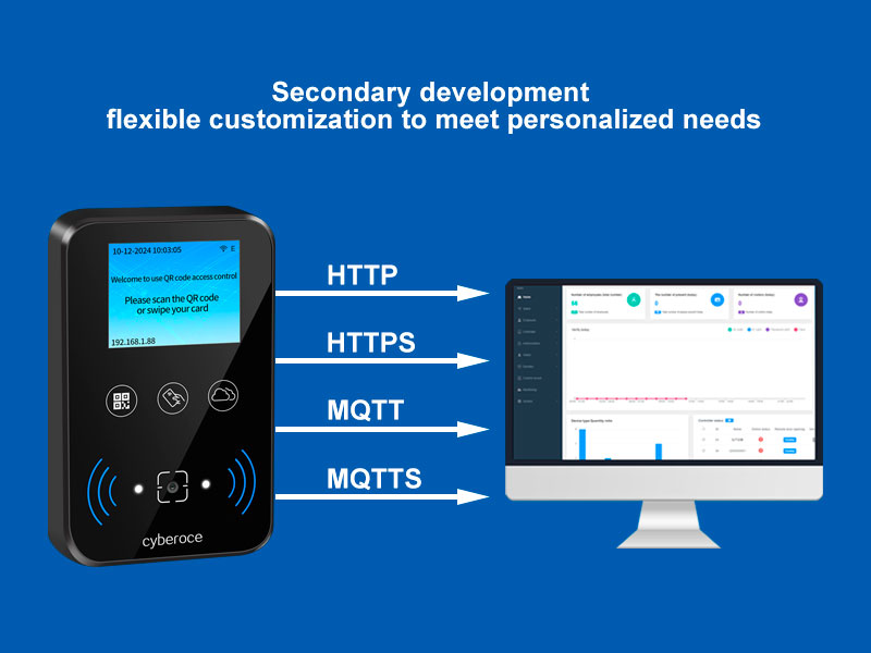 支持 HTTP/HTTPS、MQTT 双协议,实现批量密钥注入、签名验证自定义,无缝对接现有软件平台