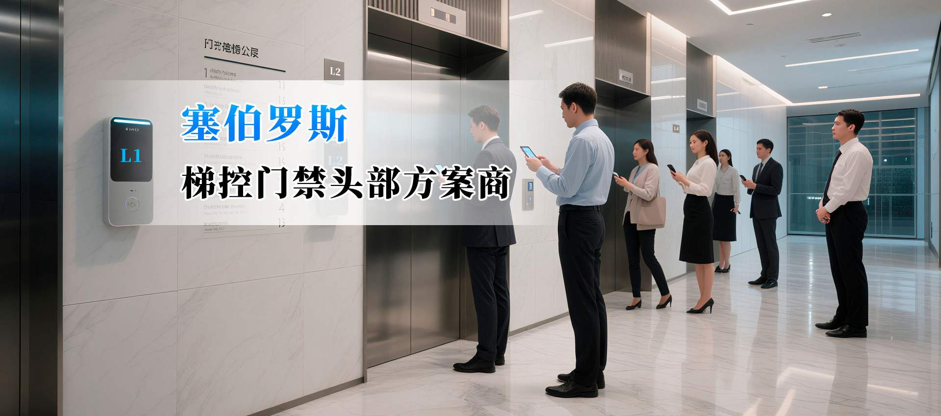 塞伯罗斯二维码门禁应用在梯控的场景