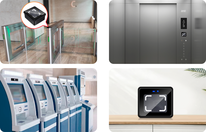 cr10e 闸机 自助机、梯控等专用二维码门禁