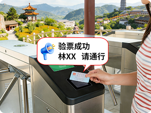 实名验票终端支持自定义语音播报